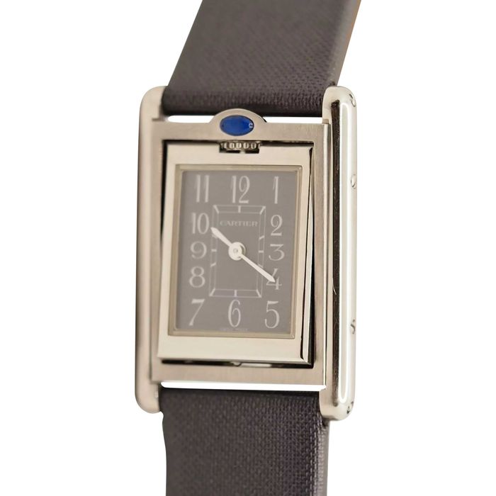 1990s | Cartier Tank Basculante Ladies Dress Watch | Serviced