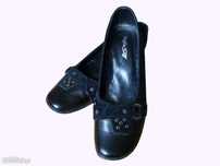 NOWE czarne buty - zamsz i skórka, rozm. 40
