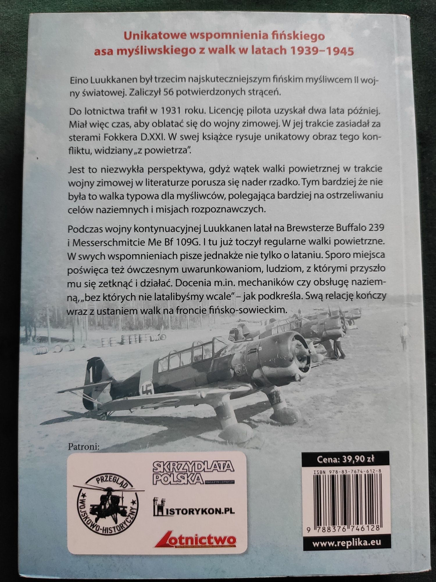 Myśliwce nad Finlandią. Eino Lukkanen