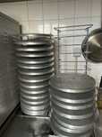 Bases inox pizza 32cm