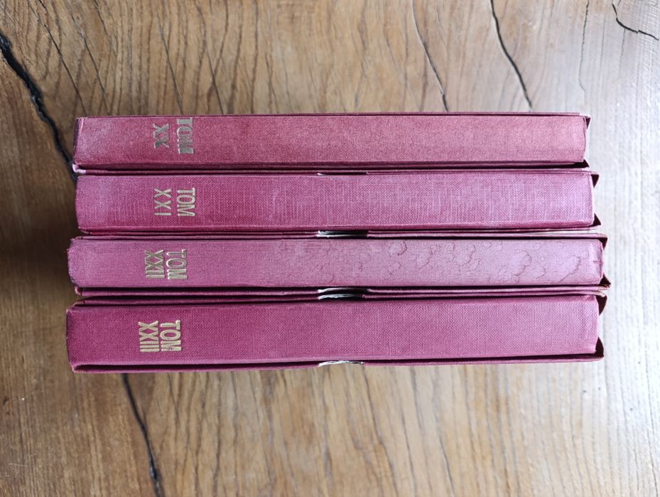 4 klasery jubileuszowe ze znaczkami kasowanymi Polska