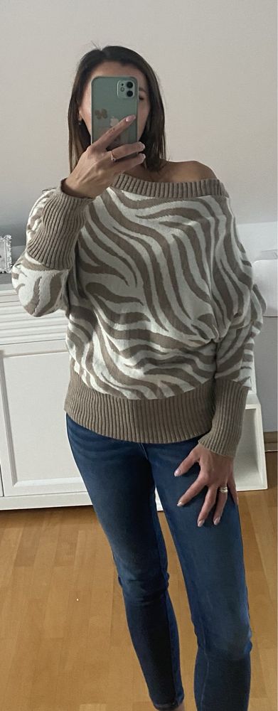Sweter zebra rozmiar S