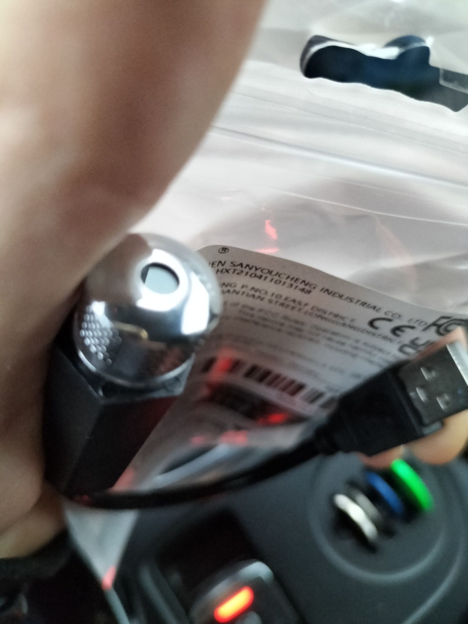 Projektor gwiazd laser usb do auta