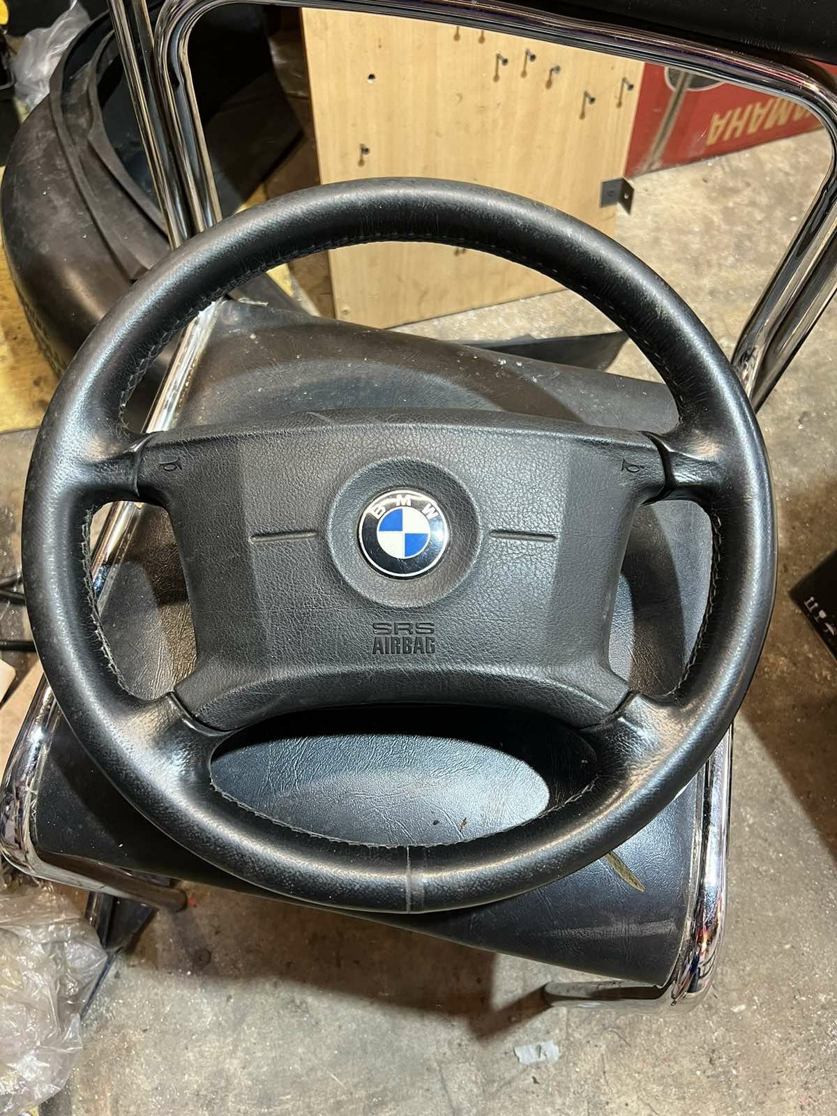 Руль кожа, подушка безопасности, airbag, BMW e46 е39 рестайлинг