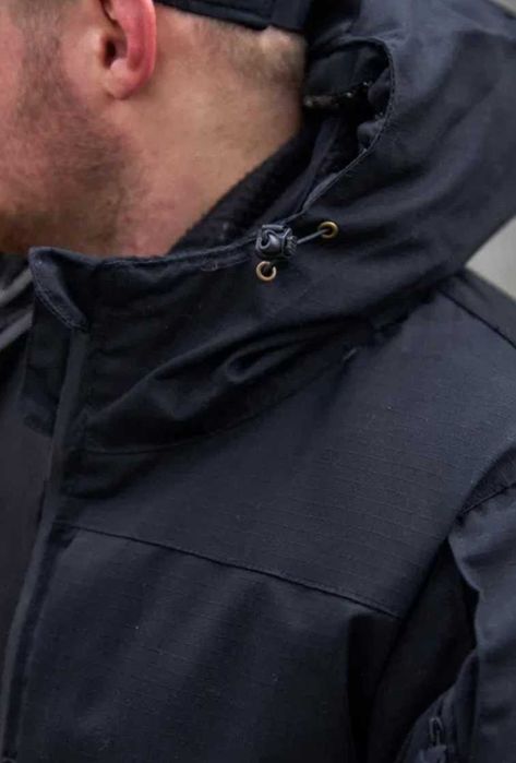 Армейская теплая зимняя куртка черная тактическая куртка M65 до -20⁰