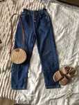 ZARA, spodnie, jeansy, modne, S, damskie, baggy, z wysokim stanem