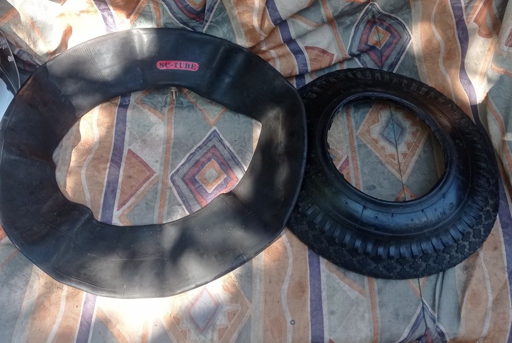 Камера 130/60-13 SC-Tube для мотоцикла,скутер 13"+покрышка 4.80/4.00-8