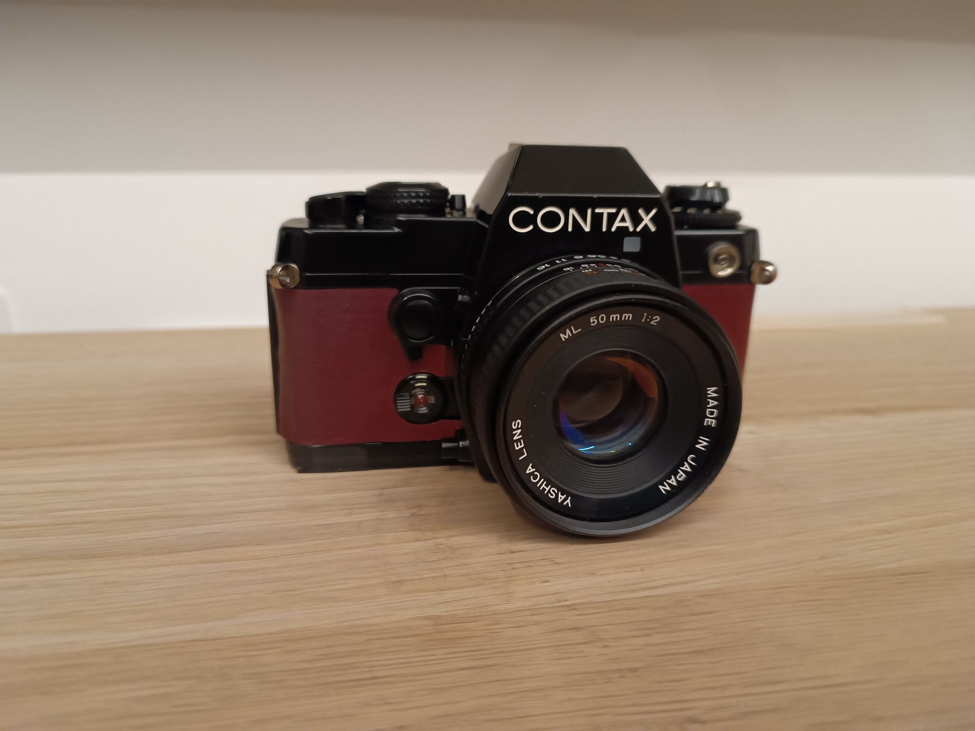 Contax 139 Q + Yashica ML 50 1:2 Máquina Fotografica