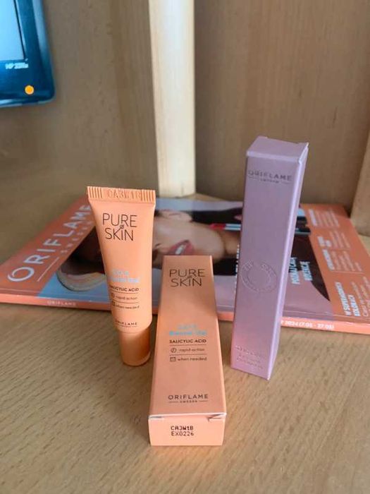 Zestaw balsam do ust Raspberry + żel SOS na wypryski Oriflame