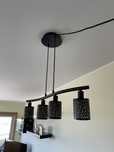 Candeeiro de teto 4 lampadas