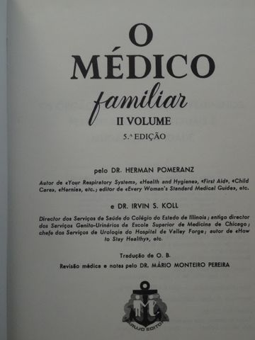 O Médico Familiar de Dr. Herman Pomeranz - 3 Volumes