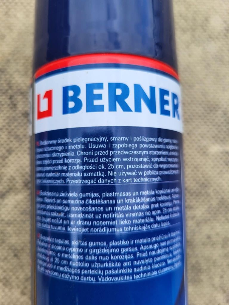 Spray silikonowy Berner