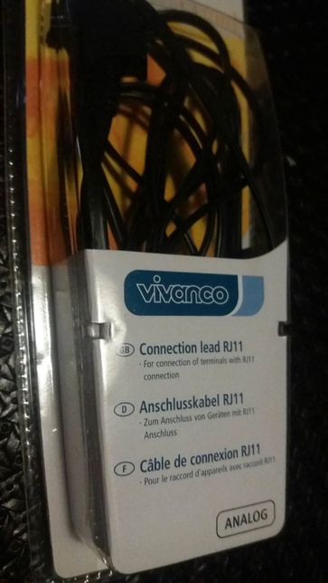 DSL кабель Vivanco адаптер новый