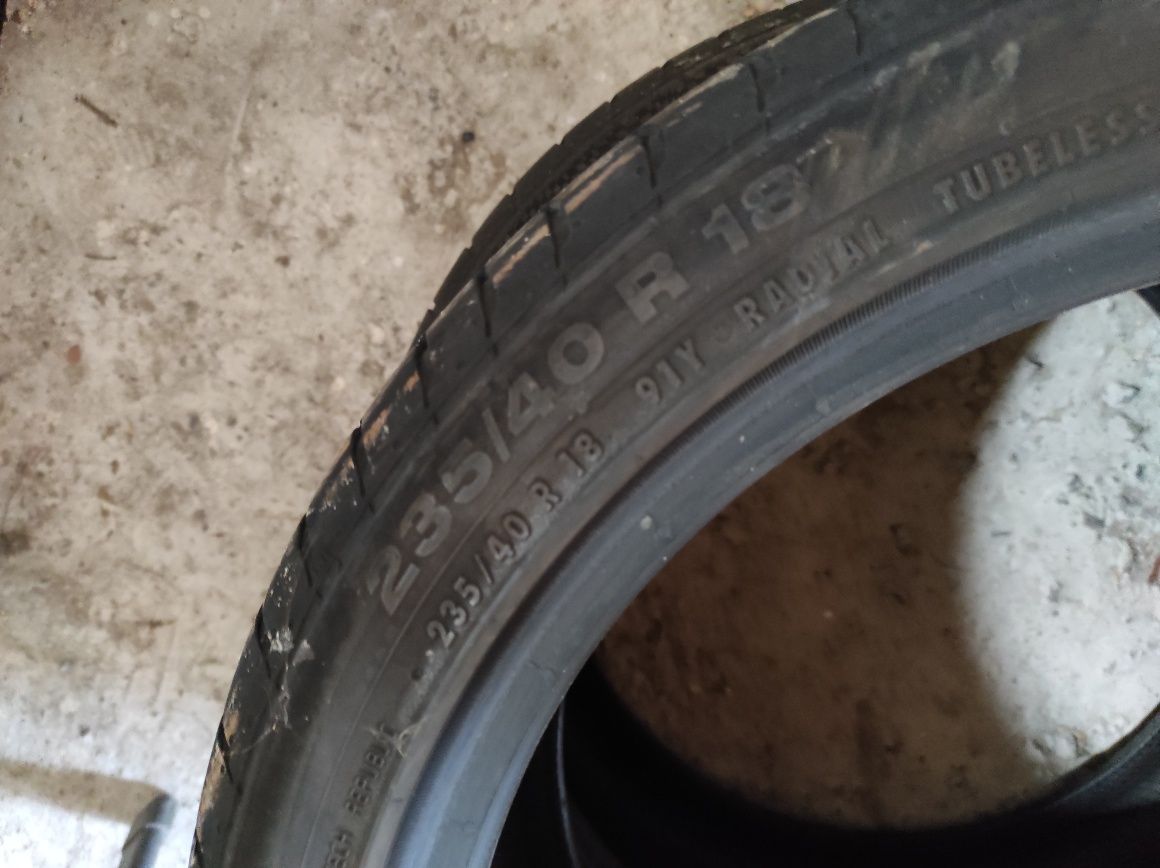 Opony letnie 235/40 r18 Continental conti sport contact 3