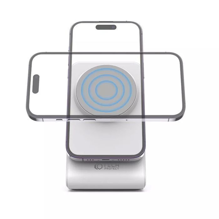 Ładowarka indukcyjna Qi Mag Safe 15W do iPhone bezprzewodowa stacja