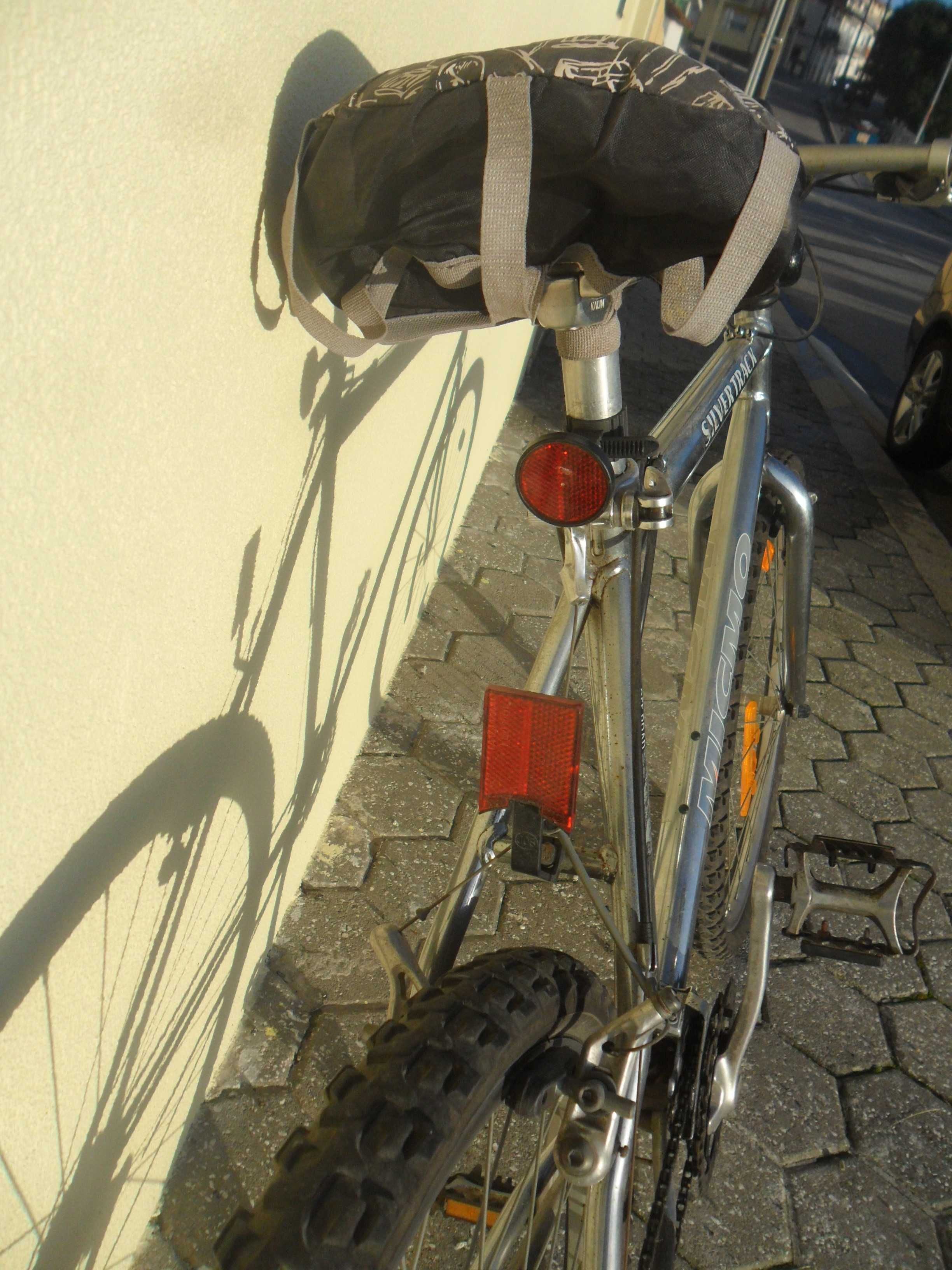 Peças bicicletas e cadeado