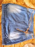 Spódnica krótka jeans 46 xxxl