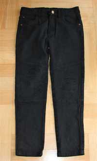 RESERVED modowe czarne chłopięce spodnie 140cm