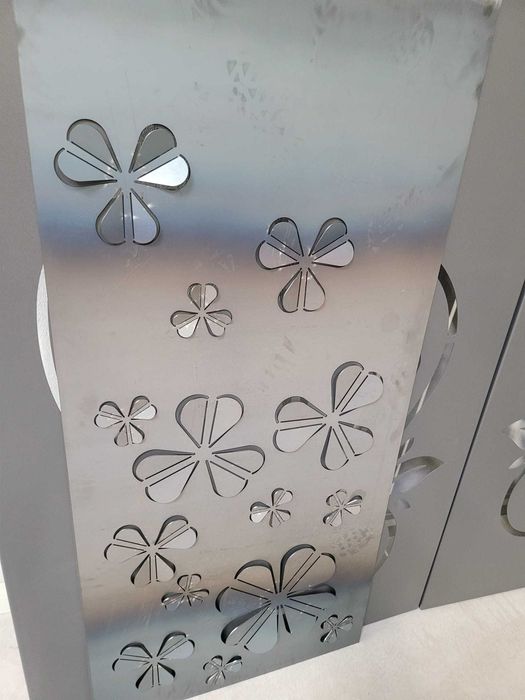 Ogrodzenie panel stalowy nowoczesny artystyczny wycinany laserowo CNC