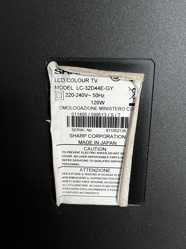 Telewizor Sharp LCD Colour LC-32D44E-GY