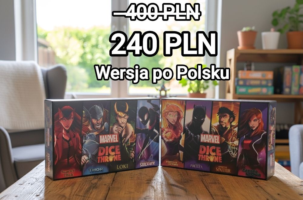 Marvel dice throne box 1 i box 2 gra planszowa