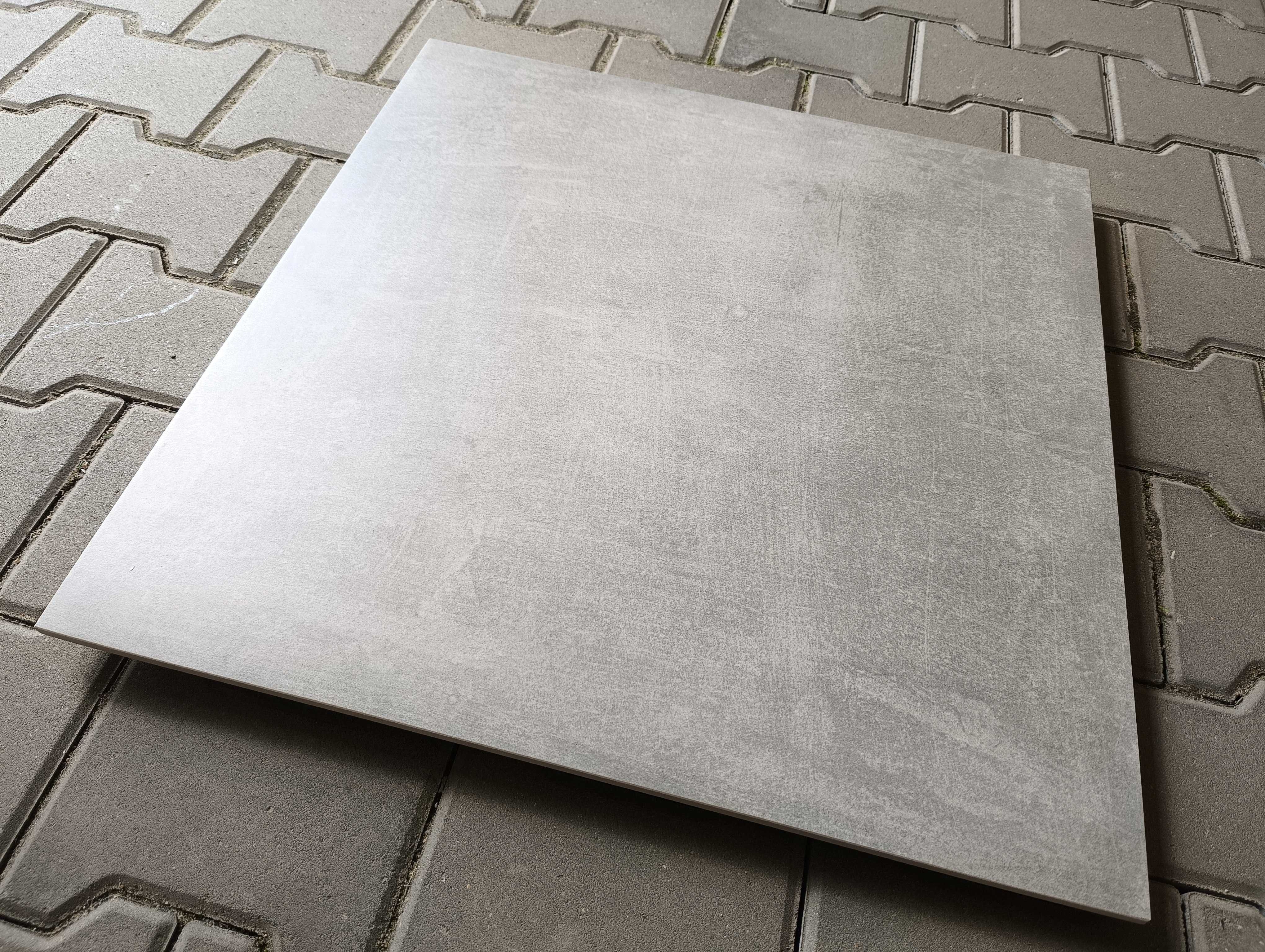 Płytki podłogowe gres szkliwiony imitacja betonu Kassel 60x60 Gat.1