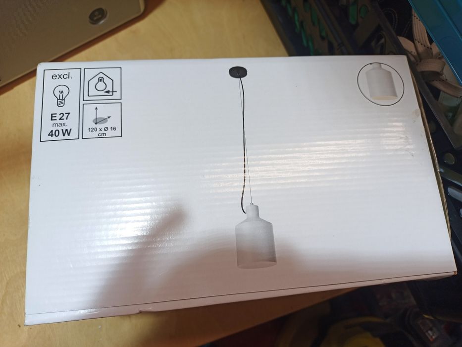 Lampa SINGLE biała mat śr. 16 cm zamiast  120zł