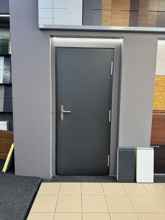 Drzwi wejściowe Hormann Thermo 46 kolor antracyt 7016