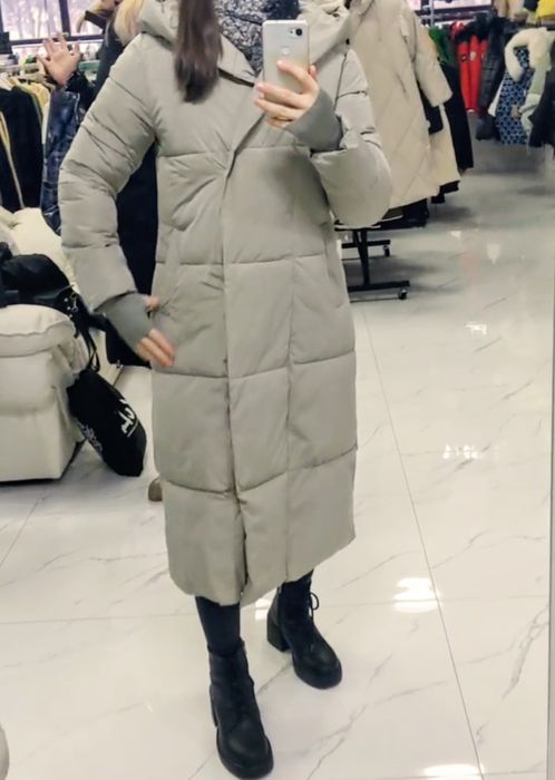 Пальто пуховик пуфер зимовий