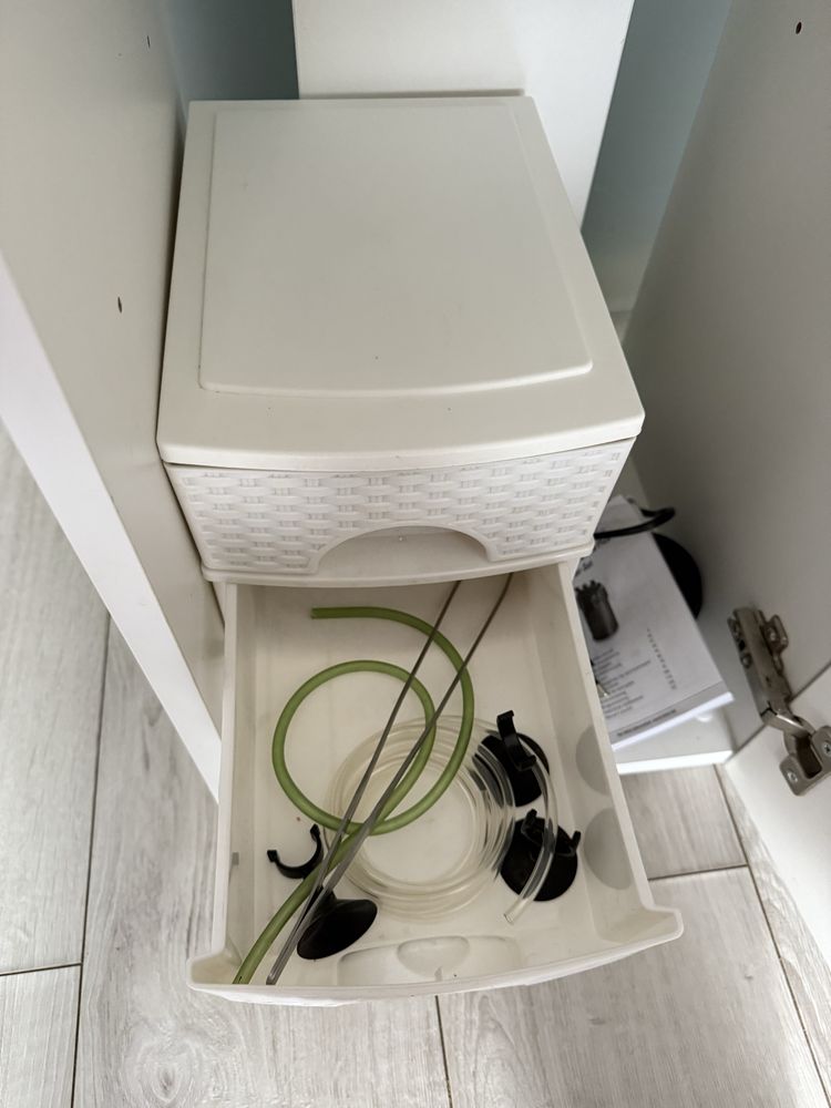 Akwarium kostka  50l z szafką + filtr tetra EX 500