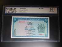 NOTA - RODÉSIA - 1 DOLLAR - Pick 38 a) - 1979 - WBG 66