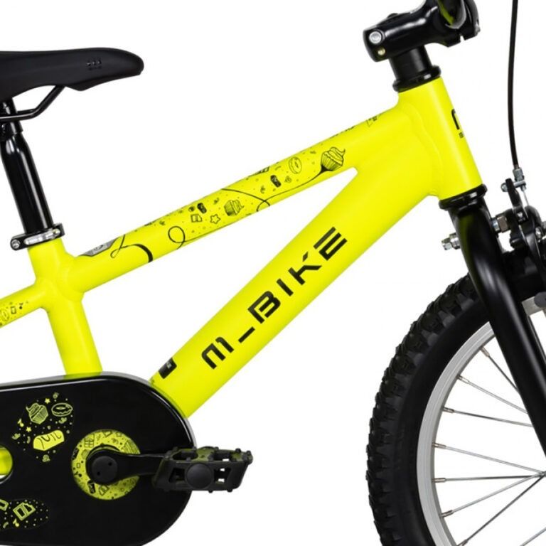 Nowy rower/rowerek dziecięcy M-Bike Qki 16", Yellow, gwar., FV, Poznań