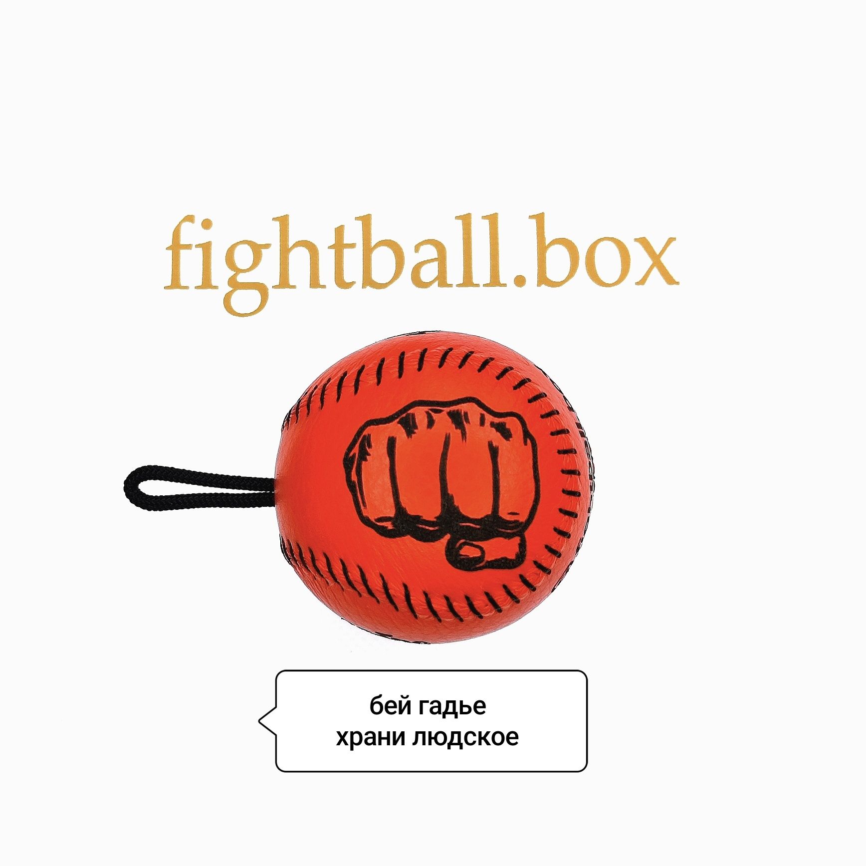 fightball box файт болл тренажёр для бокса мини груша мяч кожа файтбол