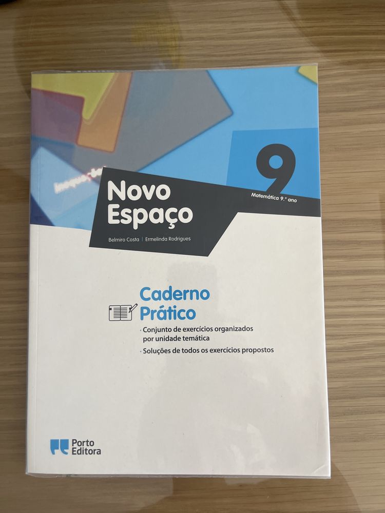 Manual Parte 1 e 2, e Caderno de Atividades Matematica,9 ano