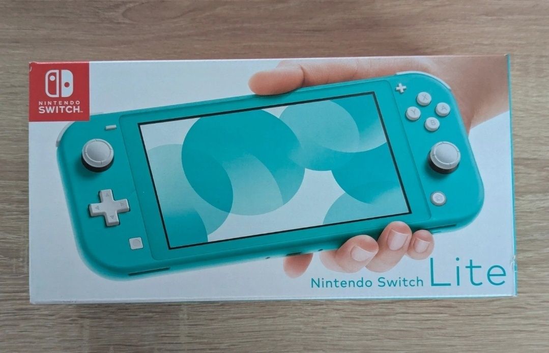 Nowa konsola Nintendo Switch Lite Turkusowa 32GB + microSDXC 128GB