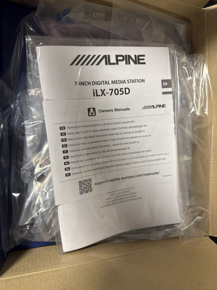 Alpine iLX-705D iLX 705D radio samochodowe carplay nowe
