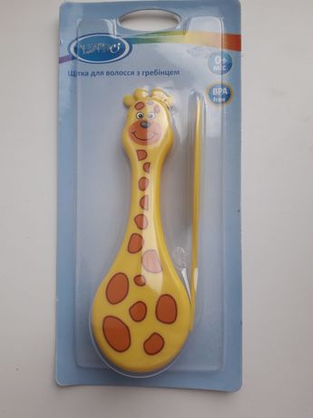 Щітка для волосся з гребінцем "жираф"