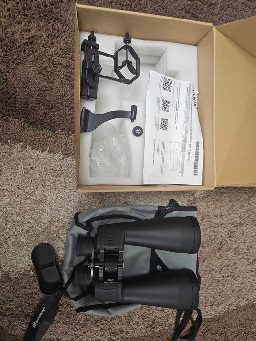 Бінокль Bresser Spezial Astro 25x70 +nine planets +Нічник 3D Планета