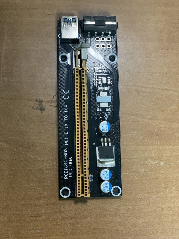 Райзер Riser v006 USB 3.0 PCI-E 1X - 16X