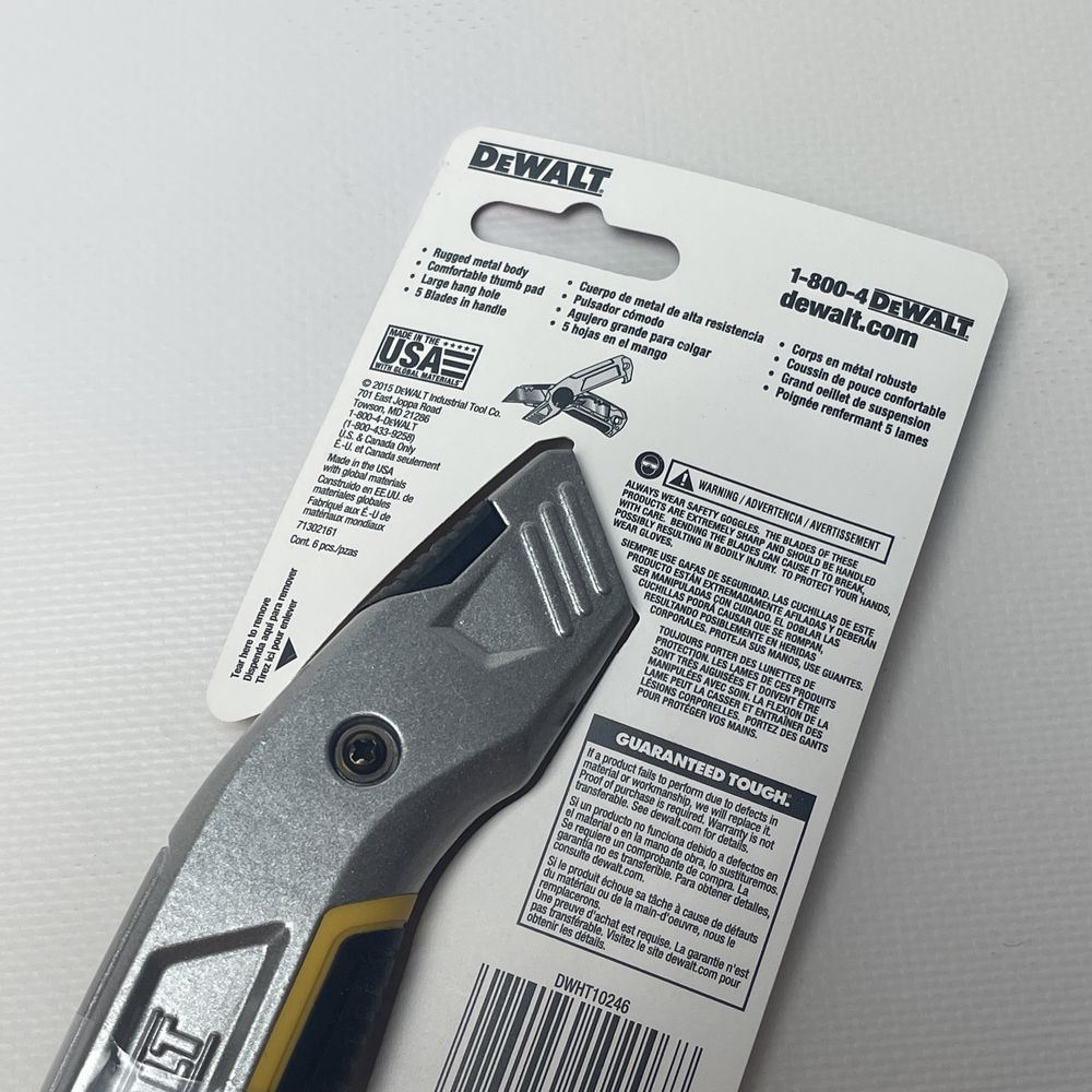 Dewalt Будівельний Ніж Трапеция DWHT10246 з США