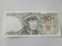 Banknot banknoty PRL 50 ziko
