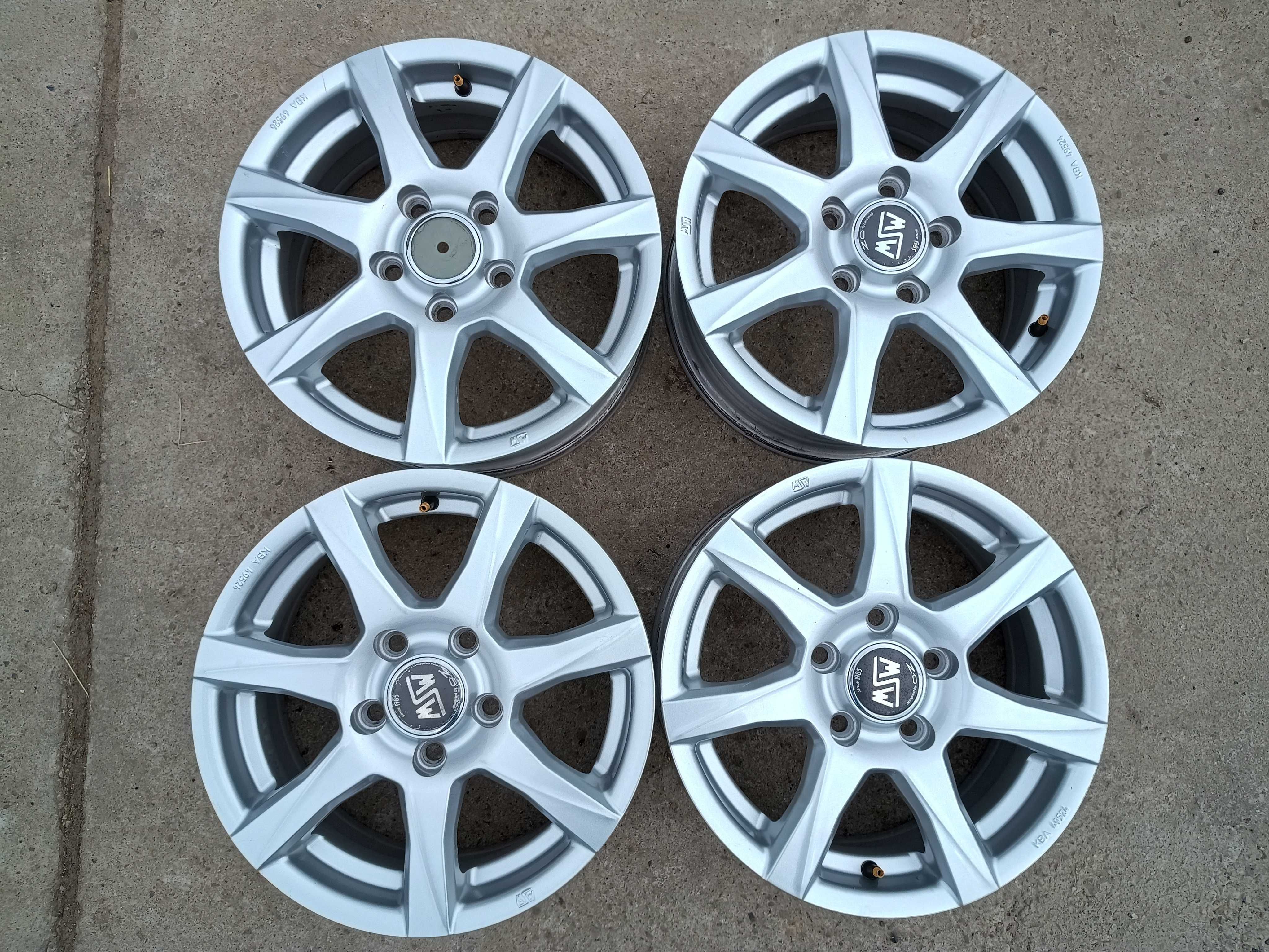 Alufelgi MSW 15'' 5x112 VW, Skoda, Seat, Audi