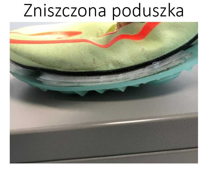 Nike Air Zoom Maxfly poduszki do samodzielnej wymiany, rozmiar S białe