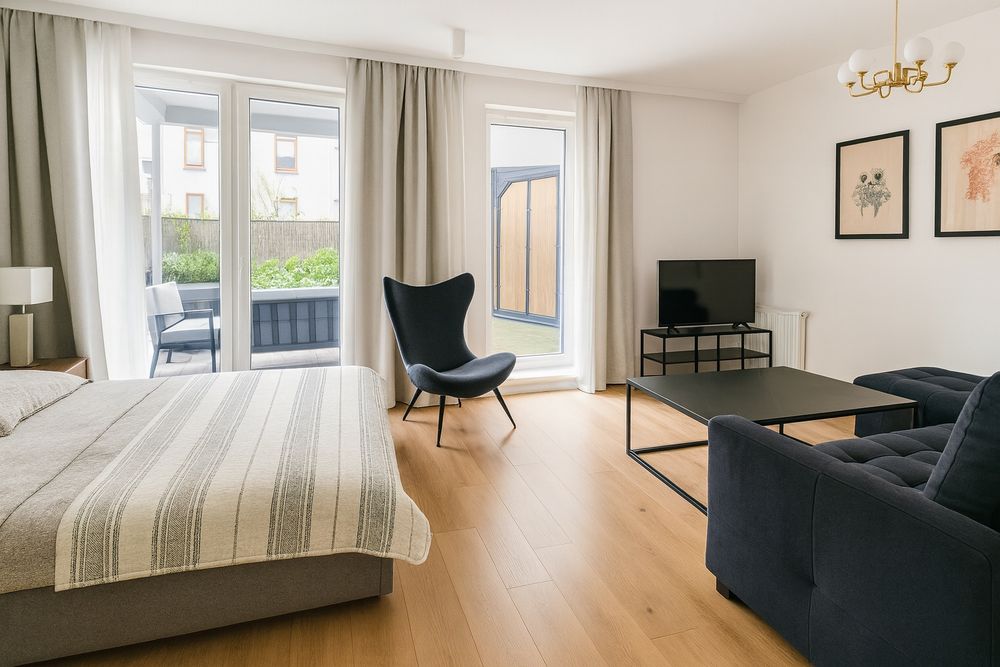 BEZ PROWIZJI! Kawalerka z dużym tarasem centrum Poznania, blisko MTP