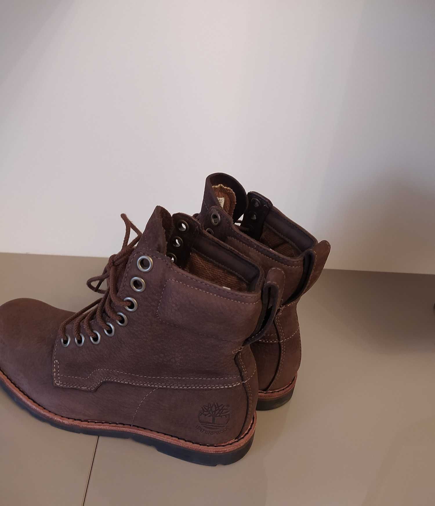 Шкіряні черевики Timberland waterproof розмір 39,5