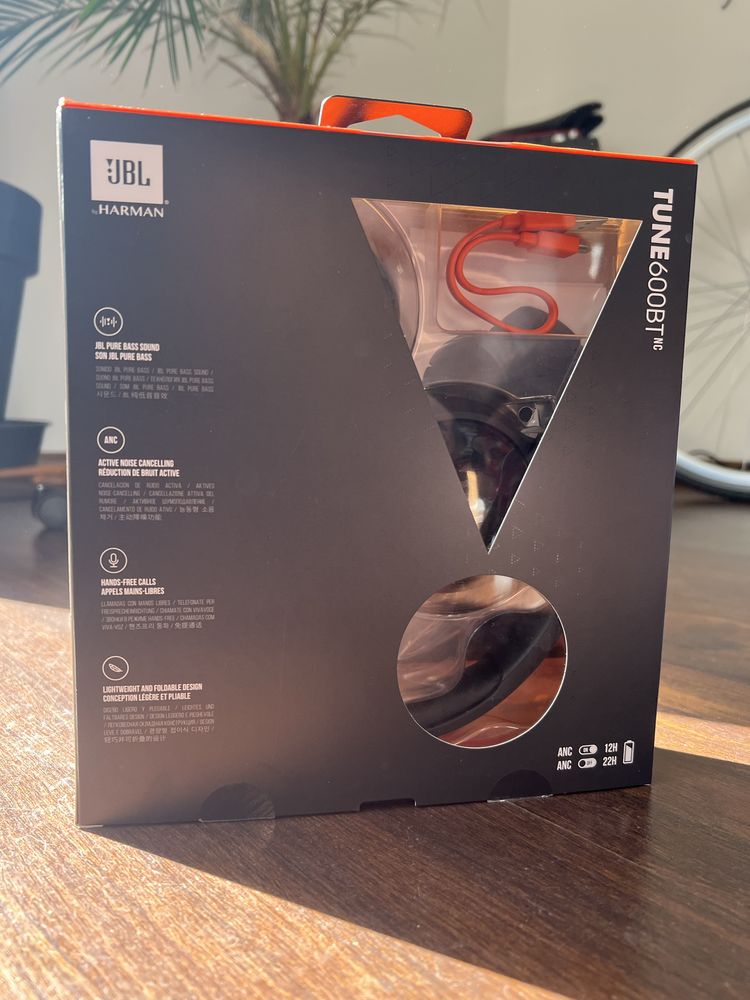 JBL Tune 600BTNC - Słuchawki bezprzewodowe Bluetooth z ANC