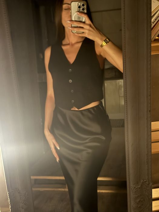 Жилет zara вкорочений