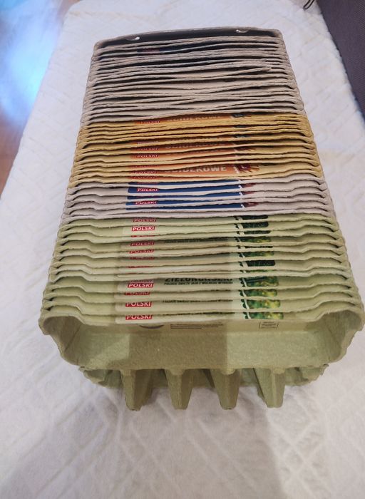 Wytłaczanki papierowe na jajka 50 sztuk