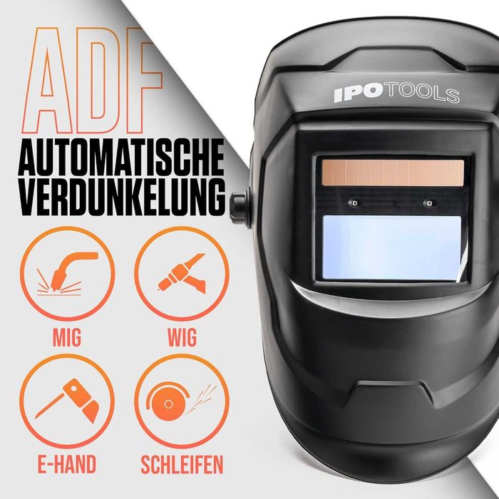 automatyczna przyłbica spawalnicza IPOTOOLS maska J500A