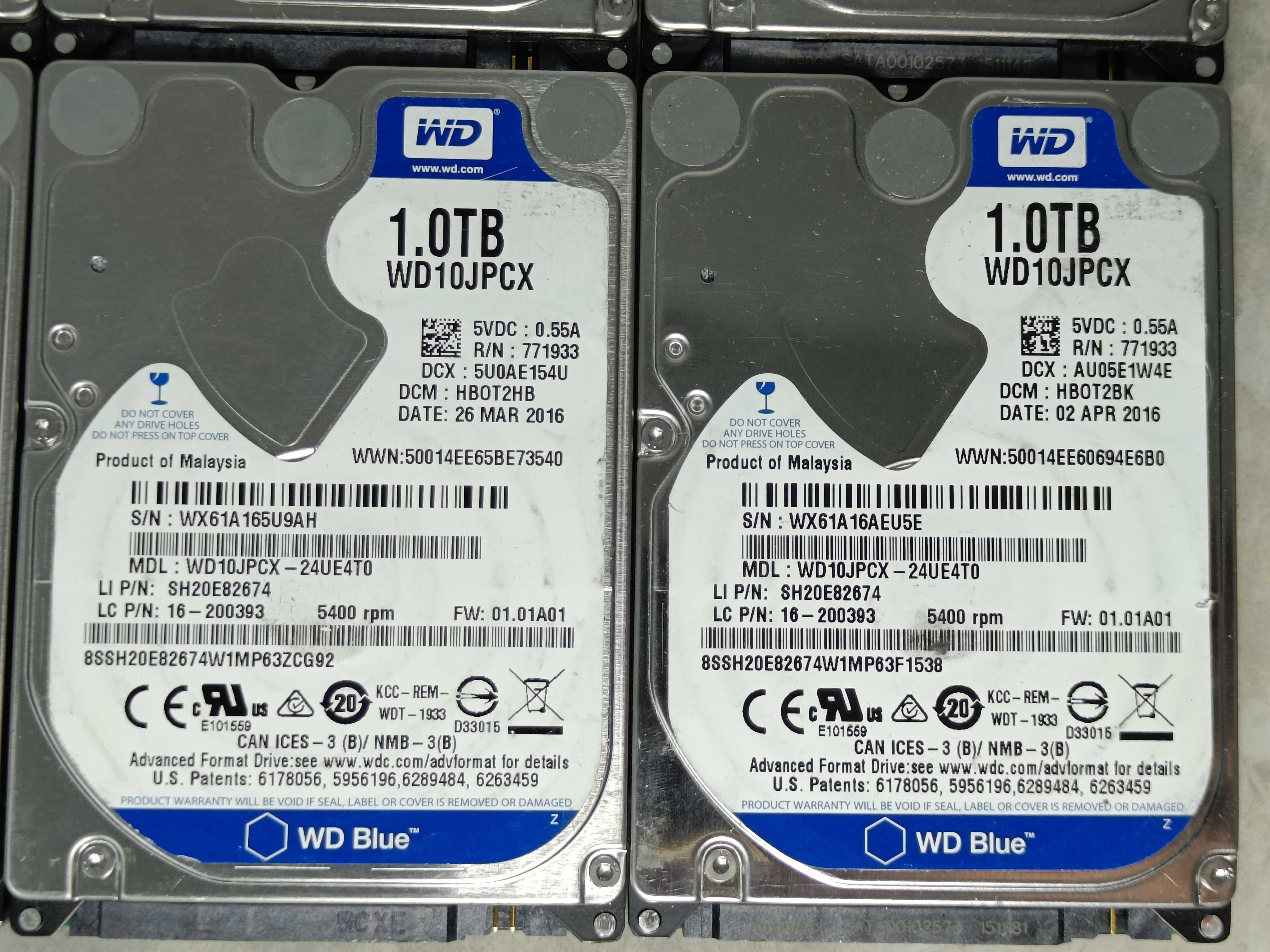 Hard Disk HDD диск 2.5 Western Digital BLUE 1TB до НОУТБУКА або PS